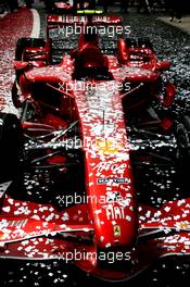 21.10.2007 Sao Paulo, Brazil,  Scuderia Ferrari, F2007, covered in glitter - Formula 1 World Championship, Rd 17, Brazilian Grand Prix, Sunday Podium