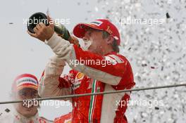 21.10.2007 Sao Paulo, Brazil,  Winner, 1st, Kimi Raikkonen (FIN), Räikkönen, Scuderia Ferrari, F2007 - Formula 1 World Championship, Rd 17, Brazilian Grand Prix, Sunday Podium