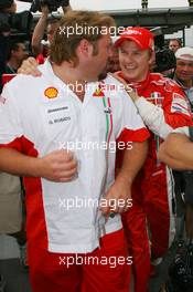 21.10.2007 Sao Paulo, Brazil,  Kimi Raikkonen (FIN), Räikkönen, Scuderia Ferrari - Formula 1 World Championship, Rd 17, Brazilian Grand Prix, Sunday Podium