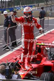 21.10.2007 Sao Paulo, Brazil,  Kimi Raikkonen (FIN), Räikkönen, Scuderia Ferrari - Formula 1 World Championship, Rd 17, Brazilian Grand Prix, Sunday Podium