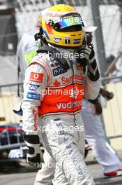 21.10.2007 Sao Paulo, Brazil,  Lewis Hamilton (GBR), McLaren Mercedes - Formula 1 World Championship, Rd 17, Brazilian Grand Prix, Sunday Podium