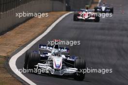 21.10.2007 Sao Paulo, Brazil,  Nick Heidfeld (GER), BMW Sauber F1 Team  - Formula 1 World Championship, Rd 17, Brazilian Grand Prix, Sunday Race