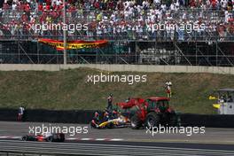 21.10.2007 Sao Paulo, Brazil,  Heikki Kovalainen (FIN), Renault F1 Team - Formula 1 World Championship, Rd 17, Brazilian Grand Prix, Sunday Race