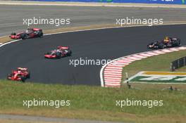 21.10.2007 Sao Paulo, Brazil,  Lewis Hamilton (GBR), McLaren Mercedes, MP4-22 goes wide at turn 3 - Formula 1 World Championship, Rd 17, Brazilian Grand Prix, Sunday Race