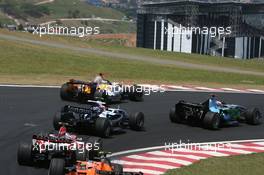 21.10.2007 Sao Paulo, Brazil,  Jenson Button (GBR), Honda Racing F1 Team, RA107 - Formula 1 World Championship, Rd 17, Brazilian Grand Prix, Sunday Race