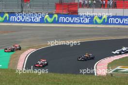 21.10.2007 Sao Paulo, Brazil,  Lewis Hamilton (GBR), McLaren Mercedes, MP4-22, goes wide at turn 3 - Formula 1 World Championship, Rd 17, Brazilian Grand Prix, Sunday Race