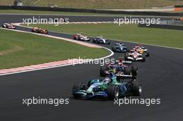 21.10.2007 Sao Paulo, Brazil,  Rubens Barrichello (BRA), Honda Racing F1 Team, RA107 - Formula 1 World Championship, Rd 17, Brazilian Grand Prix, Sunday Race