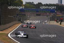 21.10.2007 Sao Paulo, Brazil,  Nick Heidfeld (GER), BMW Sauber F1 Team  - Formula 1 World Championship, Rd 17, Brazilian Grand Prix, Sunday Race