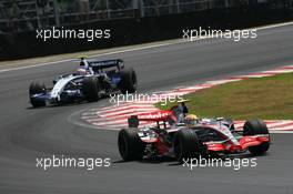 21.10.2007 Sao Paulo, Brazil,  Lewis Hamilton (GBR), McLaren Mercedes, MP4-22 - Formula 1 World Championship, Rd 17, Brazilian Grand Prix, Sunday Race