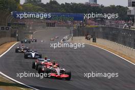 21.10.2007 Sao Paulo, Brazil,  Lewis Hamilton (GBR), McLaren Mercedes - Formula 1 World Championship, Rd 17, Brazilian Grand Prix, Sunday Race