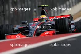 20.10.2007 Sao Paulo, Brazil,  Lewis Hamilton (GBR), McLaren Mercedes - Formula 1 World Championship, Rd 17, Brazilian Grand Prix, Saturday Practice
