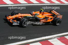 20.10.2007 Sao Paulo, Brazil,  Sakon Yamamoto (JPN), Spyker F1 Team, F8-VII-B - Formula 1 World Championship, Rd 17, Brazilian Grand Prix, Saturday Qualifying