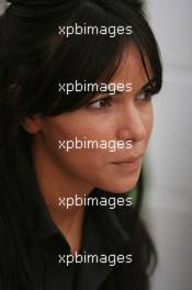 20.10.2007 Sao Paulo, Brazil,  Raquel Rosario (ESP) Wife of Fernando Alonso (ESP) - Formula 1 World Championship, Rd 17, Brazilian Grand Prix, Saturday