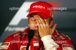 21.10.2007 Sao Paulo, Brazil,  Kimi Raikkonen (FIN), Räikkönen, Scuderia Ferrari - Formula 1 World Championship, Rd 17, Brazilian Grand Prix, Sunday Press Conference