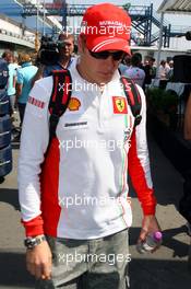 21.10.2007 Sao Paulo, Brazil,  Kimi Raikkonen (FIN), Räikkönen, Scuderia Ferrari - Formula 1 World Championship, Rd 17, Brazilian Grand Prix, Sunday