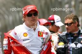 21.10.2007 Sao Paulo, Brazil,  Kimi Raikkonen (FIN), Räikkönen, Scuderia Ferrari - Formula 1 World Championship, Rd 17, Brazilian Grand Prix, Sunday