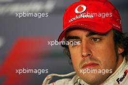 21.10.2007 Sao Paulo, Brazil,  Fernando Alonso (ESP), McLaren Mercedes - Formula 1 World Championship, Rd 17, Brazilian Grand Prix, Sunday Press Conference