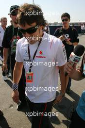 21.10.2007 Sao Paulo, Brazil,  Fernando Alonso (ESP), McLaren Mercedes - Formula 1 World Championship, Rd 17, Brazilian Grand Prix, Sunday