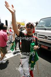 21.10.2007 Sao Paulo, Brazil,  Rubens Barrichello (BRA), Honda Racing F1 Team - Formula 1 World Championship, Rd 17, Brazilian Grand Prix, Sunday