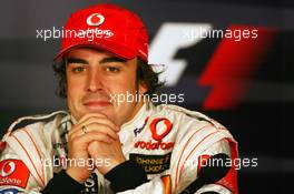 21.10.2007 Sao Paulo, Brazil,  Fernando Alonso (ESP), McLaren Mercedes - Formula 1 World Championship, Rd 17, Brazilian Grand Prix, Sunday Press Conference