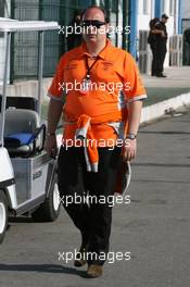 21.10.2007 Sao Paulo, Brazil,  Colin Kolles (GER), Spyker F1 Team, Team Principal - Formula 1 World Championship, Rd 17, Brazilian Grand Prix, Sunday