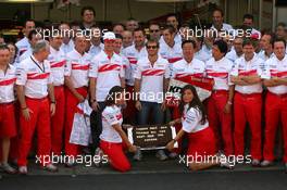 21.10.2007 Sao Paulo, Brazil,  Ralf Schumacher (GER), Toyota Racing, Jarno Trulli (ITA), Toyota Racing  - Formula 1 World Championship, Rd 17, Brazilian Grand Prix, Sunday