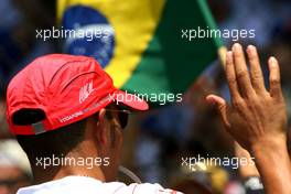 21.10.2007 Sao Paulo, Brazil,  Lewis Hamilton (GBR), McLaren Mercedes - Formula 1 World Championship, Rd 17, Brazilian Grand Prix, Sunday