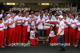 21.10.2007 Sao Paulo, Brazil,  Ralf Schumacher (GER), Toyota Racing, Jarno Trulli (ITA), Toyota Racing - Formula 1 World Championship, Rd 17, Brazilian Grand Prix, Sunday