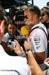 21.10.2007 Sao Paulo, Brazil,  Lewis Hamilton (GBR), McLaren Mercedes - Formula 1 World Championship, Rd 17, Brazilian Grand Prix, Sunday