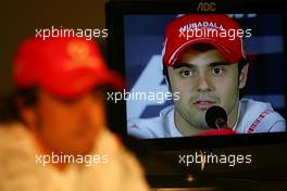 18.10.2007 Sao Paulo, Brazil,  Felipe Massa (BRA), Scuderia Ferrari - Formula 1 World Championship, Rd 17, Brazilian Grand Prix, Thursday Press Conference