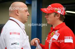 18.10.2007 Sao Paulo, Brazil,  Kimi Raikkonen (FIN), Räikkönen, Scuderia Ferrari - Formula 1 World Championship, Rd 17, Brazilian Grand Prix, Thursday
