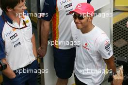 18.10.2007 Sao Paulo, Brazil,  Lewis Hamilton (GBR), McLaren Mercedes - Formula 1 World Championship, Rd 17, Brazilian Grand Prix, Thursday