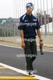 18.10.2007 Sao Paulo, Brazil,  Kazuki Nakajima (JPN), Williams F1 Team - Formula 1 World Championship, Rd 17, Brazilian Grand Prix, Thursday