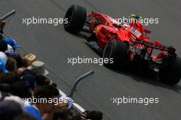08.06.2007 Montreal, Canada,  Kimi Raikkonen (FIN), Räikkönen, Scuderia Ferrari, F2007 - Formula 1 World Championship, Rd 6, Canadian Grand Prix, Friday Practice