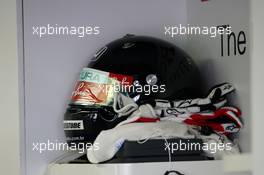 08.06.2007 Montreal, Canada,  Rubens Barrichello (BRA), Honda Racing F1 Team, helmet - Formula 1 World Championship, Rd 6, Canadian Grand Prix, Friday Practice