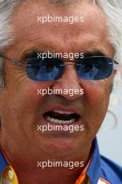 08.06.2007 Montreal, Canada,  Flavio Briatore (ITA), Renault F1 Team, Team Chief, Managing Director - Formula 1 World Championship, Rd 6, Canadian Grand Prix, Friday