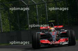 08.06.2007 Montreal, Canada,  Lewis Hamilton (GBR), McLaren Mercedes, MP4-22 - Formula 1 World Championship, Rd 6, Canadian Grand Prix, Friday Practice