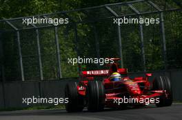 08.06.2007 Montreal, Canada,  Felipe Massa (BRA), Scuderia Ferrari, F2007 - Formula 1 World Championship, Rd 6, Canadian Grand Prix, Friday Practice