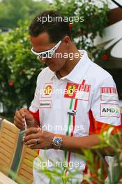 08.06.2007 Montreal, Canada,  Michael Schumacher (GER), Scuderia Ferrari, Advisor - Formula 1 World Championship, Rd 6, Canadian Grand Prix, Friday Practice