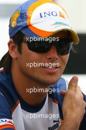08.06.2007 Montreal, Canada,  Nelson Piquet Jr (BRA), Test Driver, Renault F1 Team - Formula 1 World Championship, Rd 6, Canadian Grand Prix, Friday