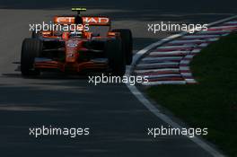 08.06.2007 Montreal, Canada,  Christijan Albers (NED), Spyker F1 Team, F8-VII - Formula 1 World Championship, Rd 6, Canadian Grand Prix, Friday Practice