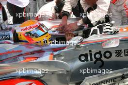 10.06.2007 Montreal, Canada,  Lewis Hamilton (GBR), McLaren Mercedes, MP4-22 - Formula 1 World Championship, Rd 6, Canadian Grand Prix, Sunday Pre-Race Grid