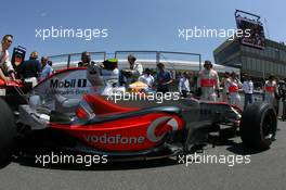 10.06.2007 Montreal, Canada,  Lewis Hamilton (GBR), McLaren Mercedes, MP4-22 - Formula 1 World Championship, Rd 6, Canadian Grand Prix, Sunday Pre-Race Grid