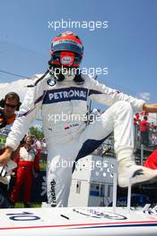 10.06.2007 Montreal, Canada,  Robert Kubica (POL),  BMW Sauber F1 Team - Formula 1 World Championship, Rd 6, Canadian Grand Prix, Sunday Pre-Race Grid