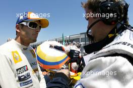10.06.2007 Montreal, Canada,  Giancarlo Fisichella (ITA), Renault F1 Team - Formula 1 World Championship, Rd 6, Canadian Grand Prix, Sunday Pre-Race Grid