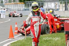 10.06.2007 Montreal, Canada,  Ralf Schumacher (GER), Toyota Racing - Formula 1 World Championship, Rd 6, Canadian Grand Prix, Sunday Podium