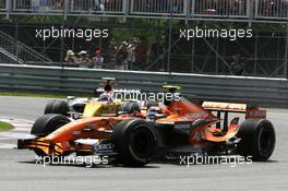10.06.2007 Montreal, Canada,  Christijan Albers (NED), Spyker F1 Team, F8-VII - Formula 1 World Championship, Rd 6, Canadian Grand Prix, Sunday Race