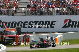 10.06.2007 Montreal, Canada,  Scott Speed (USA), Scuderia Toro Rosso, STR02, retired - Formula 1 World Championship, Rd 6, Canadian Grand Prix, Sunday Race