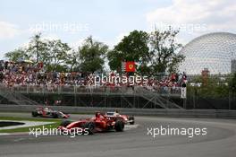 10.06.2007 Montreal, Canada,  Kimi Raikkonen (FIN), Räikkönen, Scuderia Ferrari - Formula 1 World Championship, Rd 6, Canadian Grand Prix, Sunday Race