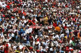10.06.2007 Montreal, Canada,  Fans in the grandstand - Formula 1 World Championship, Rd 6, Canadian Grand Prix, Sunday Race